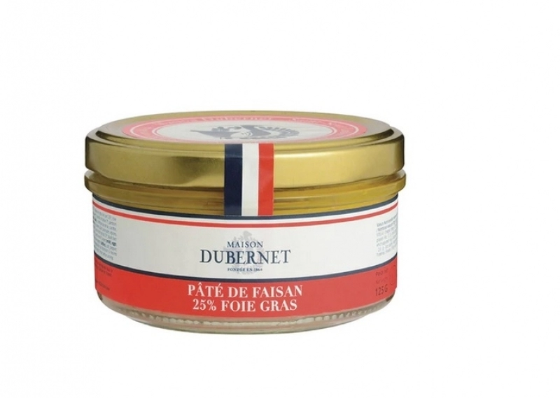 Pate de fazan cu foie gras Dubernet 125 G 0